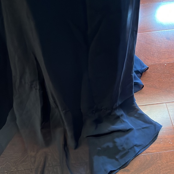 After Chiffon Gown, Midnight Blue, size 10 - Picture 4 of 6